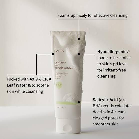 IUNIK Centella Mild Cleansing Foam 120ml_img_2
