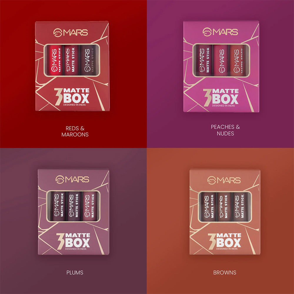 Mars 3ps Bullet Lipstick Set