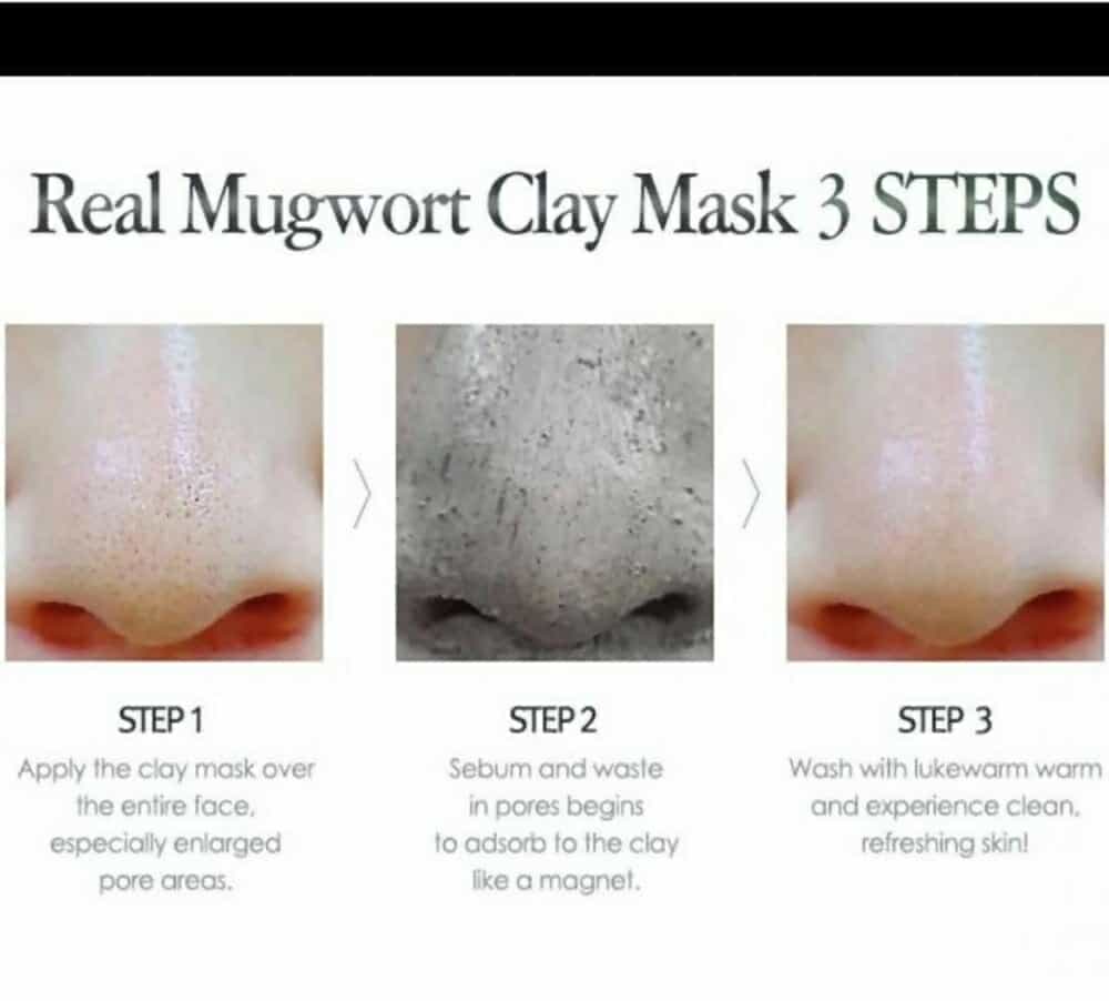 Instree Mugwort Calming Clay Mask 20ml_img_3