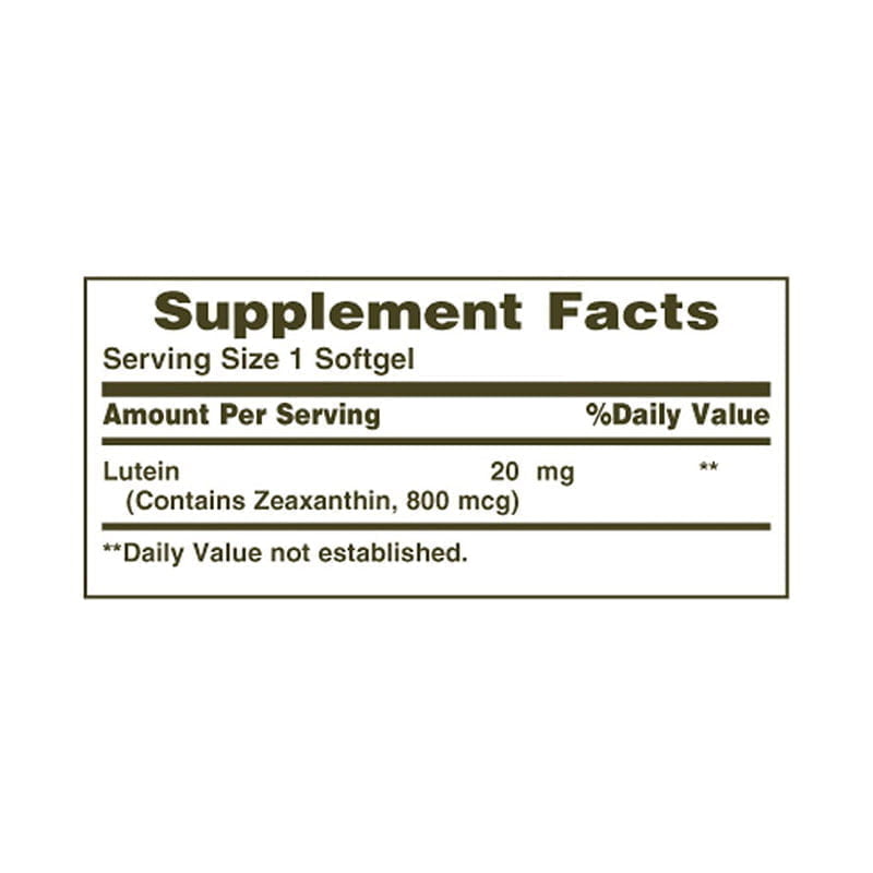 Nature’s Bounty Lutein 20mg_img_1