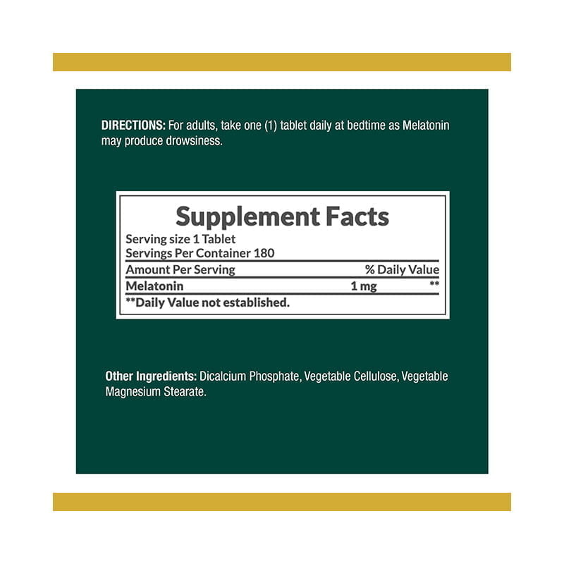 Nature’s Bounty Melatonin 1mg_img_1