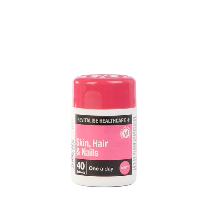 Revitalise Healthcare+ SKIN, HAIR & NAIL - 40 Tablets - Made in UK