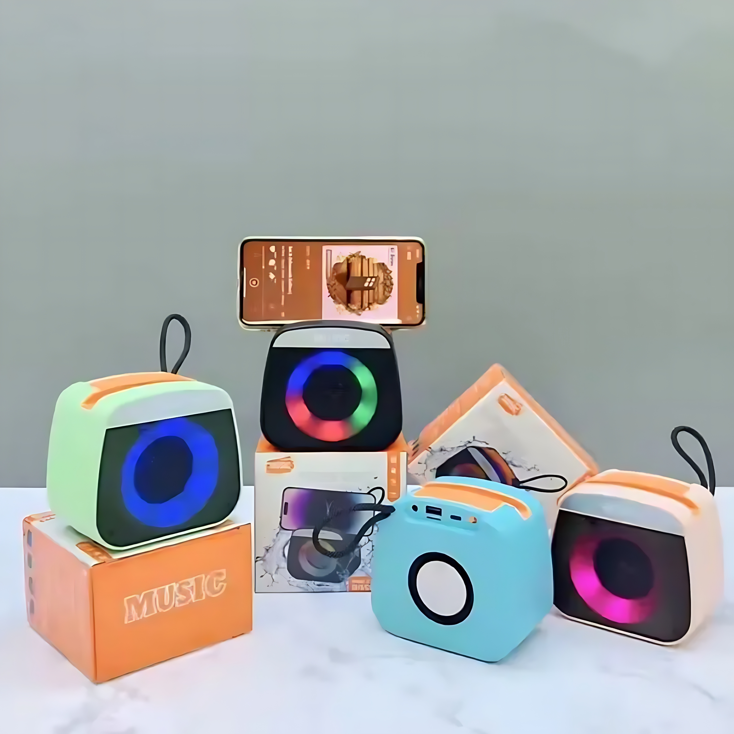X-922 Bluetooth Speaker with RGB Lighting Portable_img_3