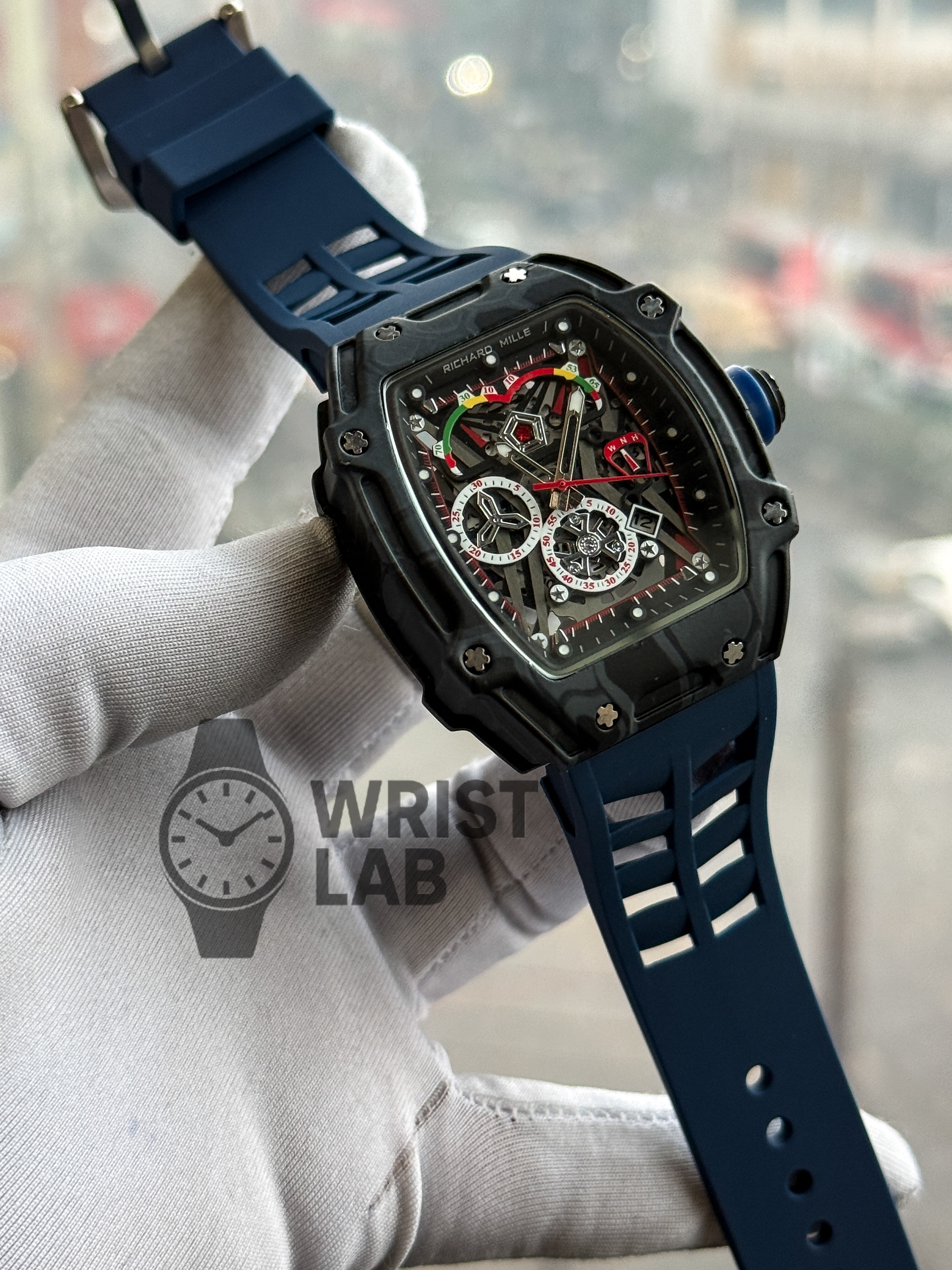 RICHARD MILLE TONNEAU CASE BLUE BELT_img_0