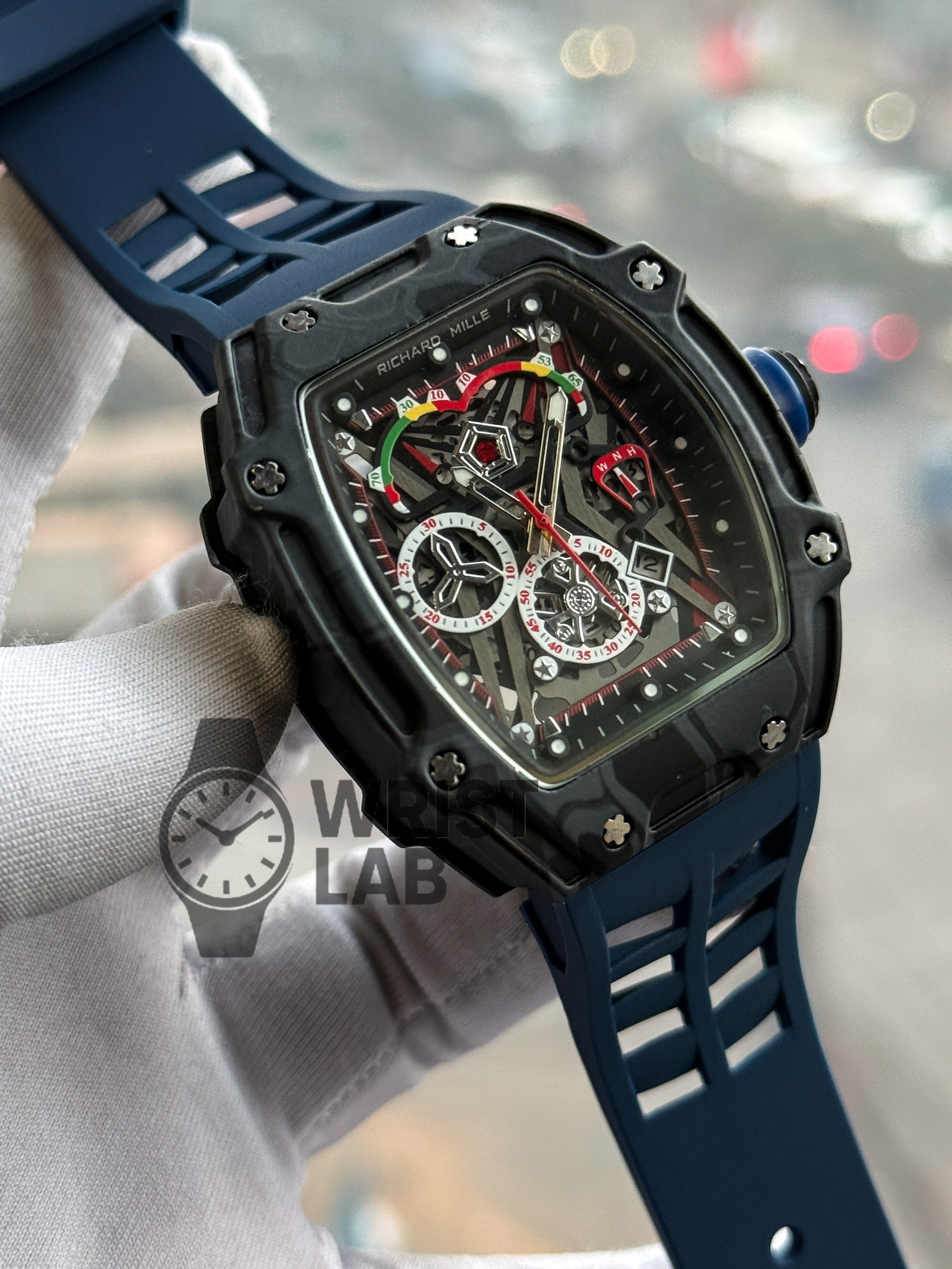 RICHARD MILLE TONNEAU CASE BLUE BELT_img_1