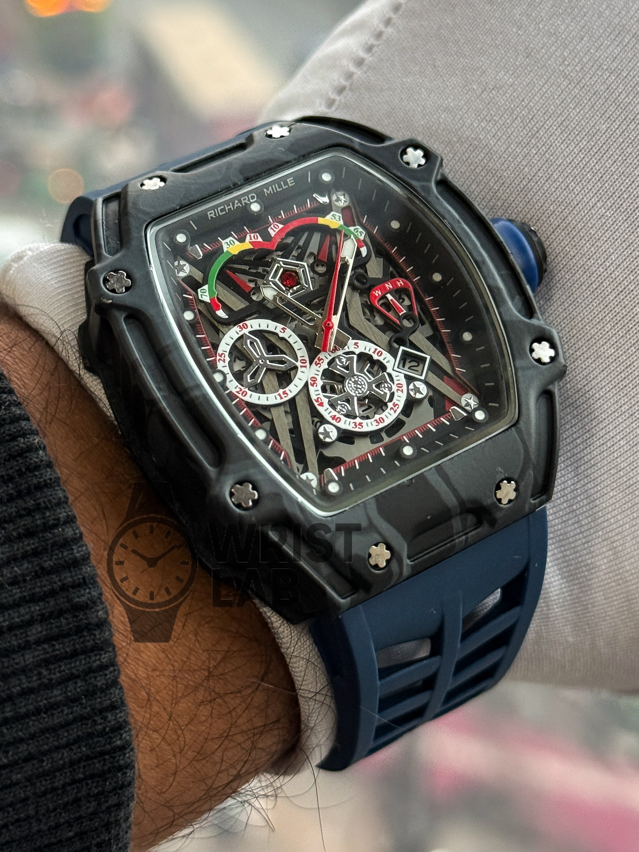 RICHARD MILLE TONNEAU CASE BLUE BELT_img_2