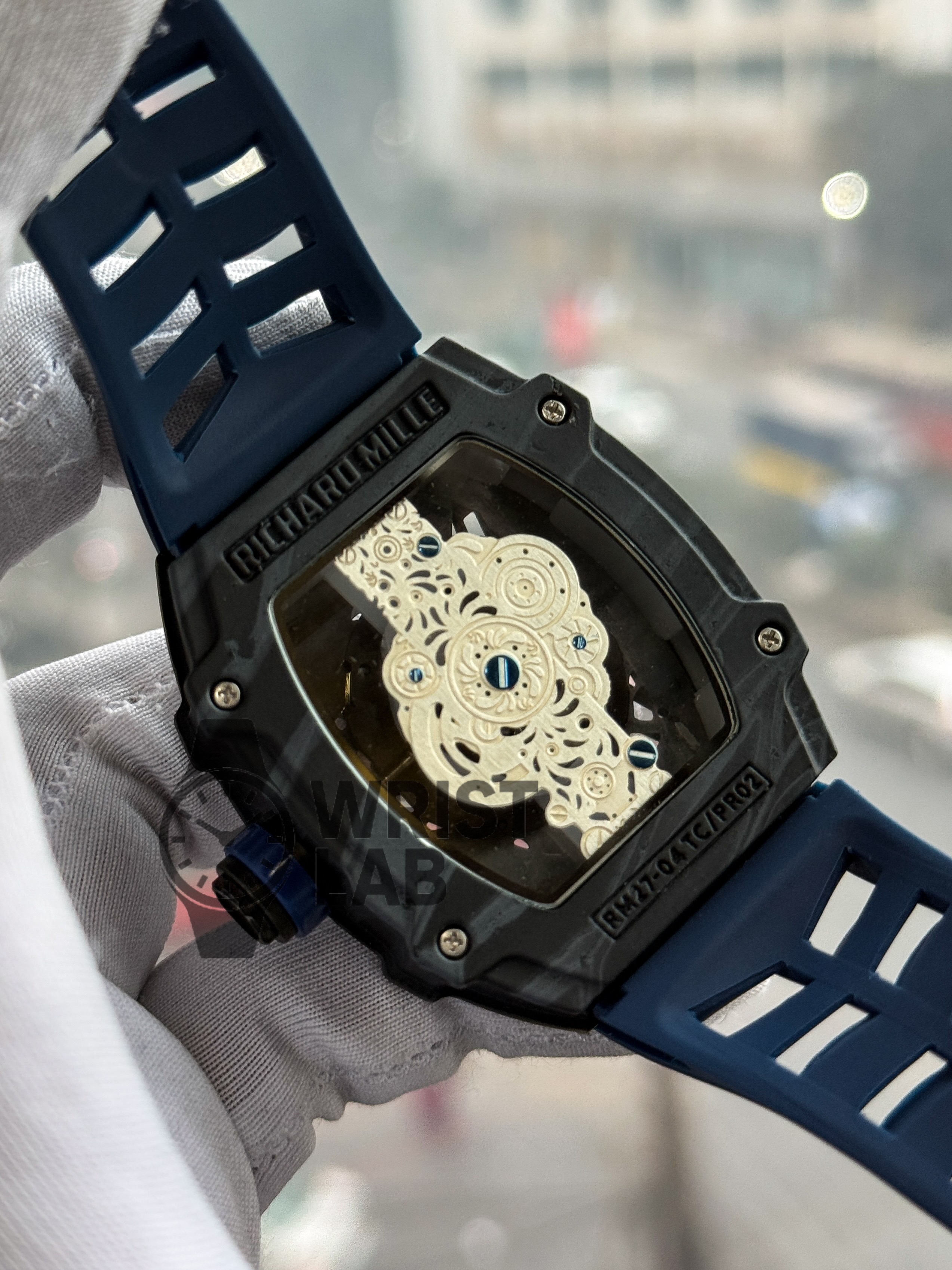 RICHARD MILLE TONNEAU CASE BLUE BELT_img_4