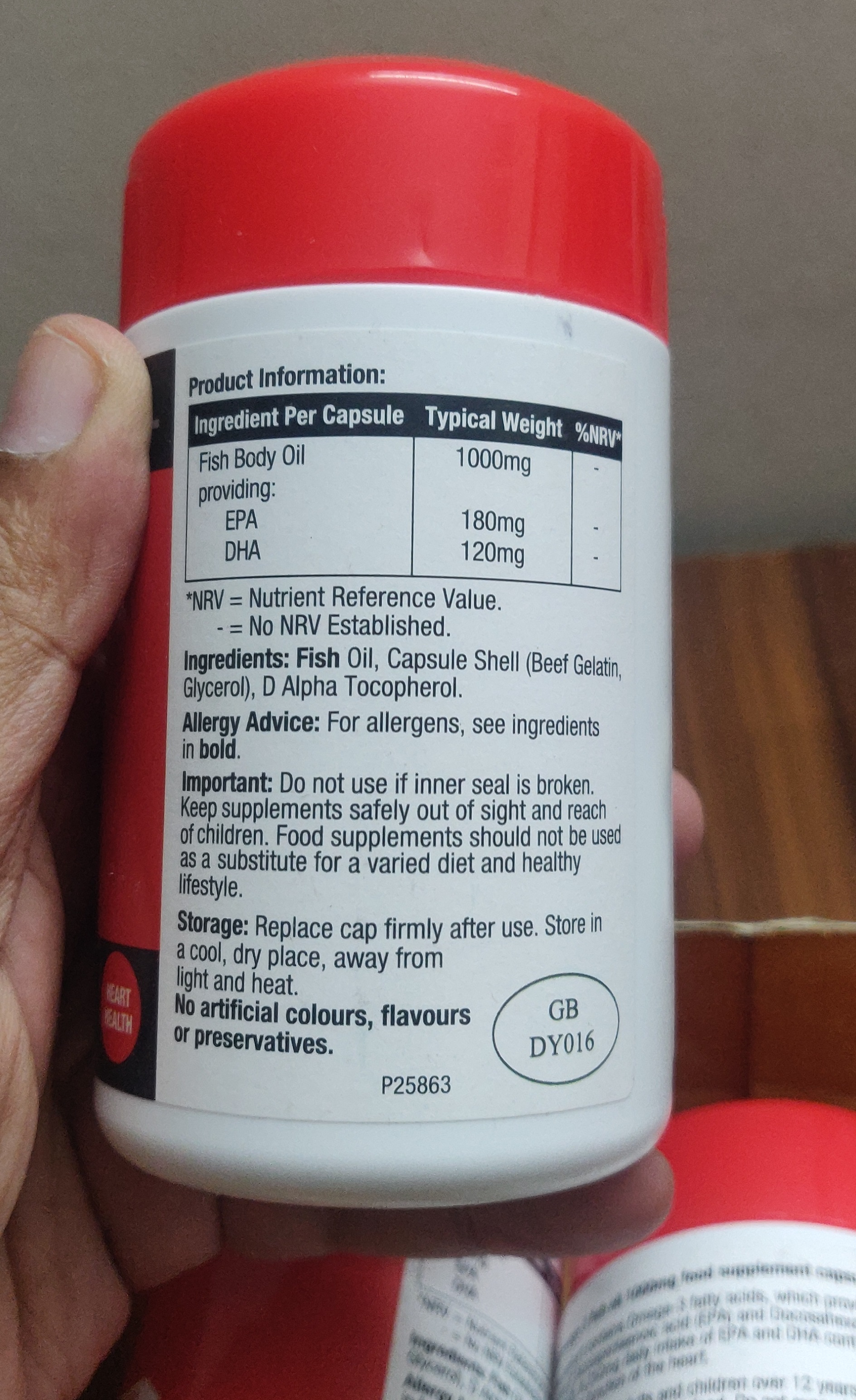 Revitalise Healthcare+ Omega 3 Fish Oil High Strength 1000mg - 90 Capsules - Made in UK_img_1