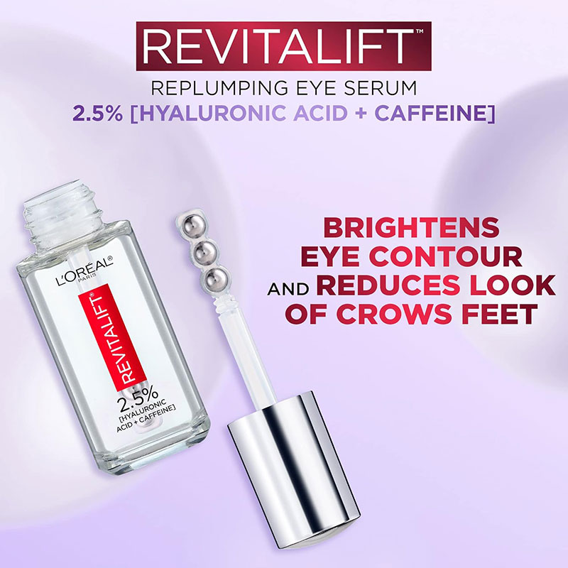 L’Oreal Paris Revitalift Derm Intensives Hyaluronic Acid + Caffeine Eye Serum – 20ml_img_1
