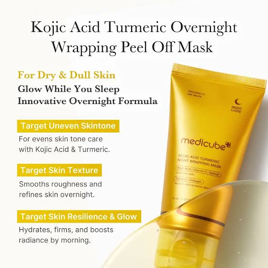 Medicube Kojic Acid Turmeric Night Wrapping Mask 75ml_img_2
