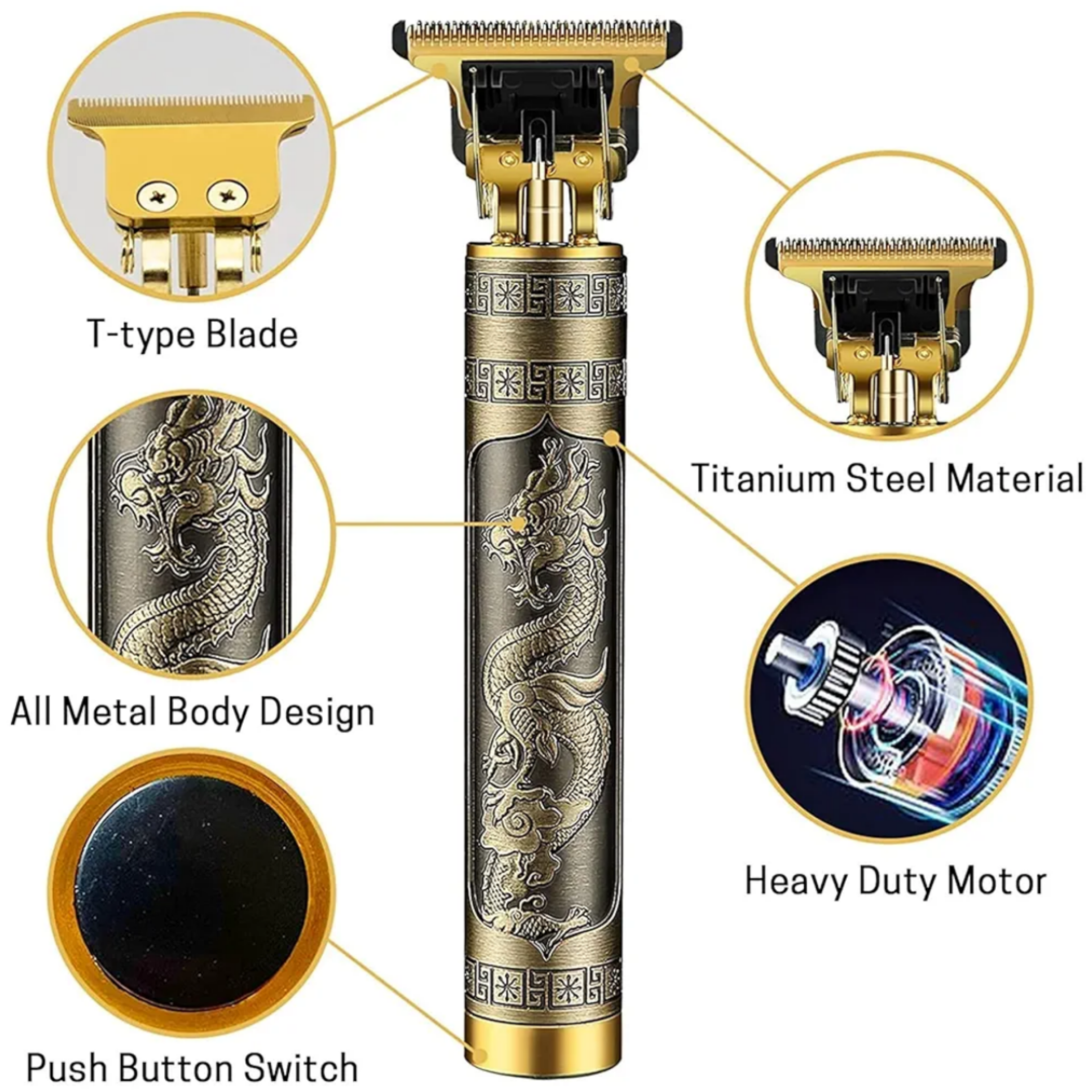 Professional Hair & Beard Trimmer - Long-Lasting Battery_img_3