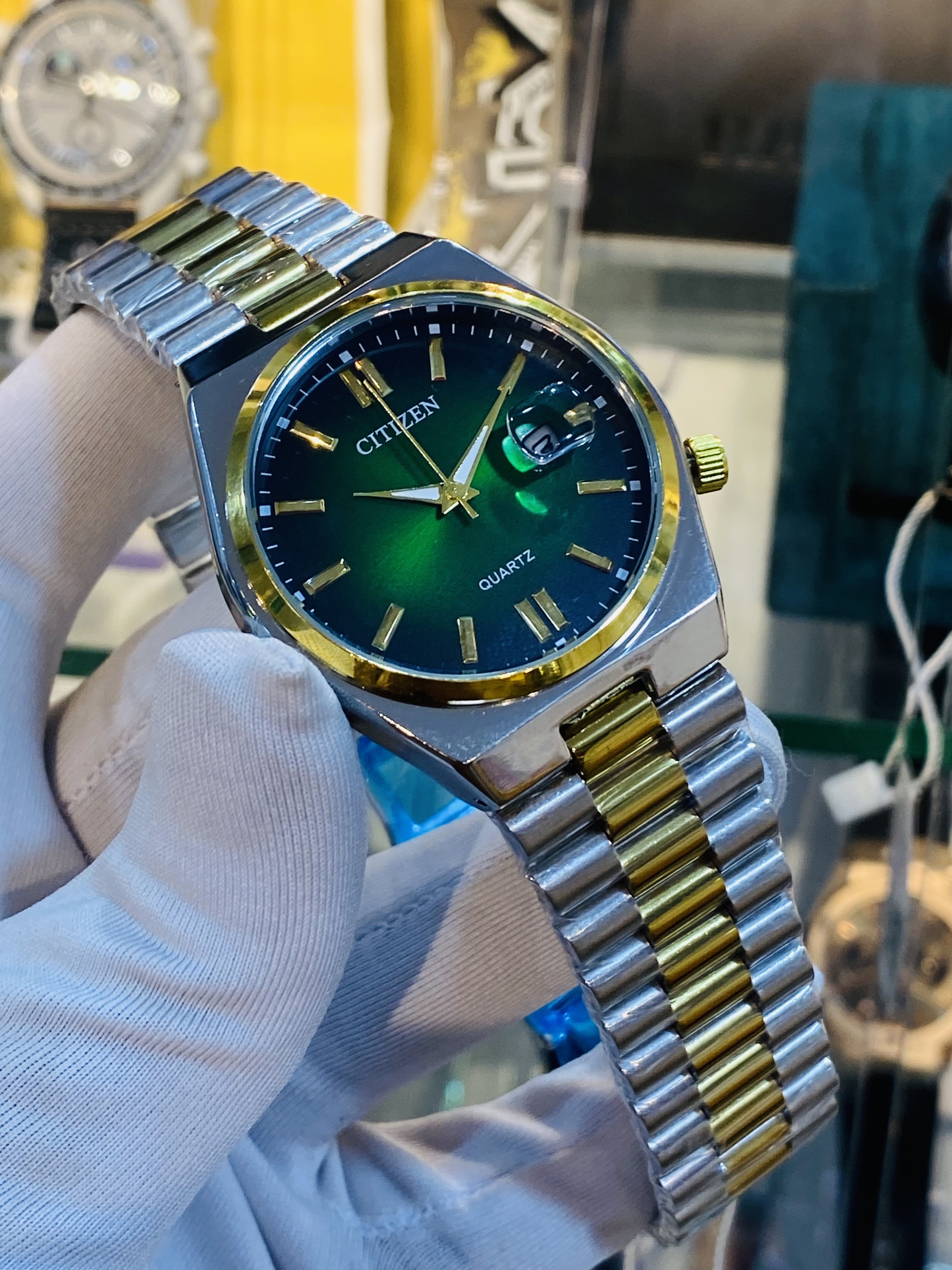 CITIZEN PRX GREEN DIAL
