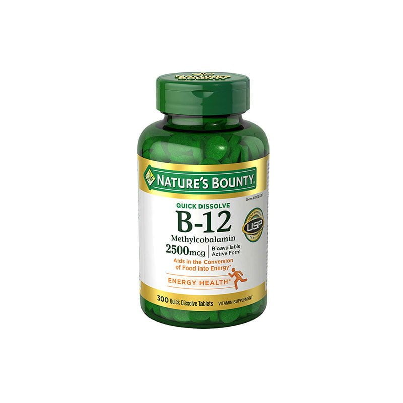 Nature’s Bounty Vitamin B-12 2500mcg