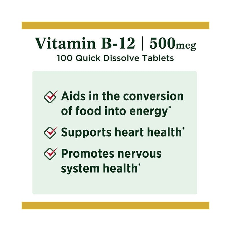 Nature’s Bounty Vitamin B-12 500mcg_img_1