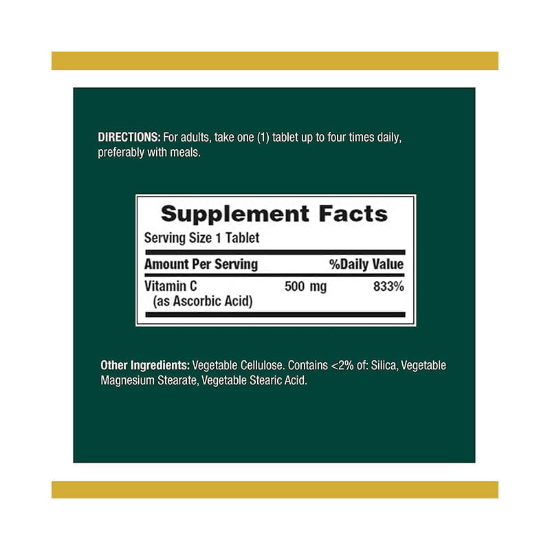 Nature’s Bounty Vitamin C 500mg_img_1
