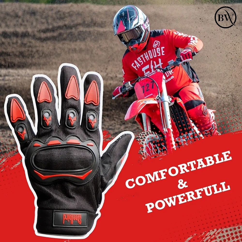 Premium Riding Full Finger Hand Gloves SteelBird_img_0