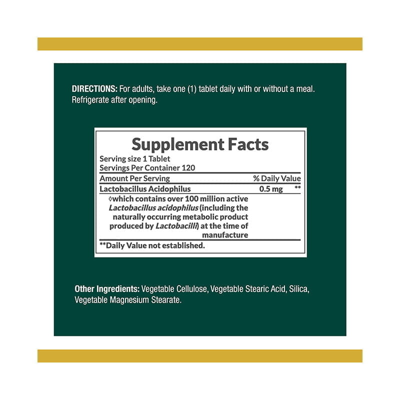 Nature’s Bounty Acidophilus Probiotic_img_1