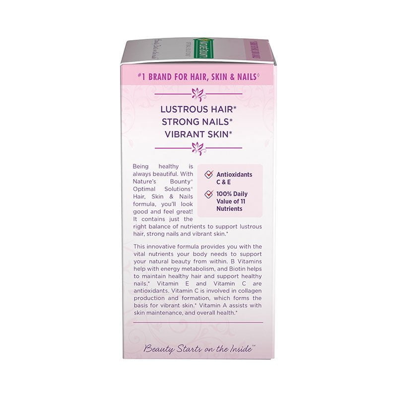 Nature’s Bounty Optimal Solutions Hair, Skin & Nails_img_1