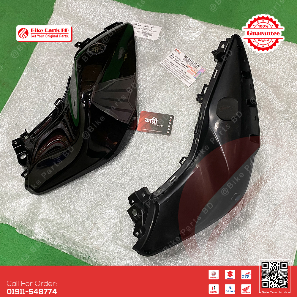 Tanky Box (Glossy Black) for Yamaha MT15 V1 & MT15 V2 Bike. thumbnail 3