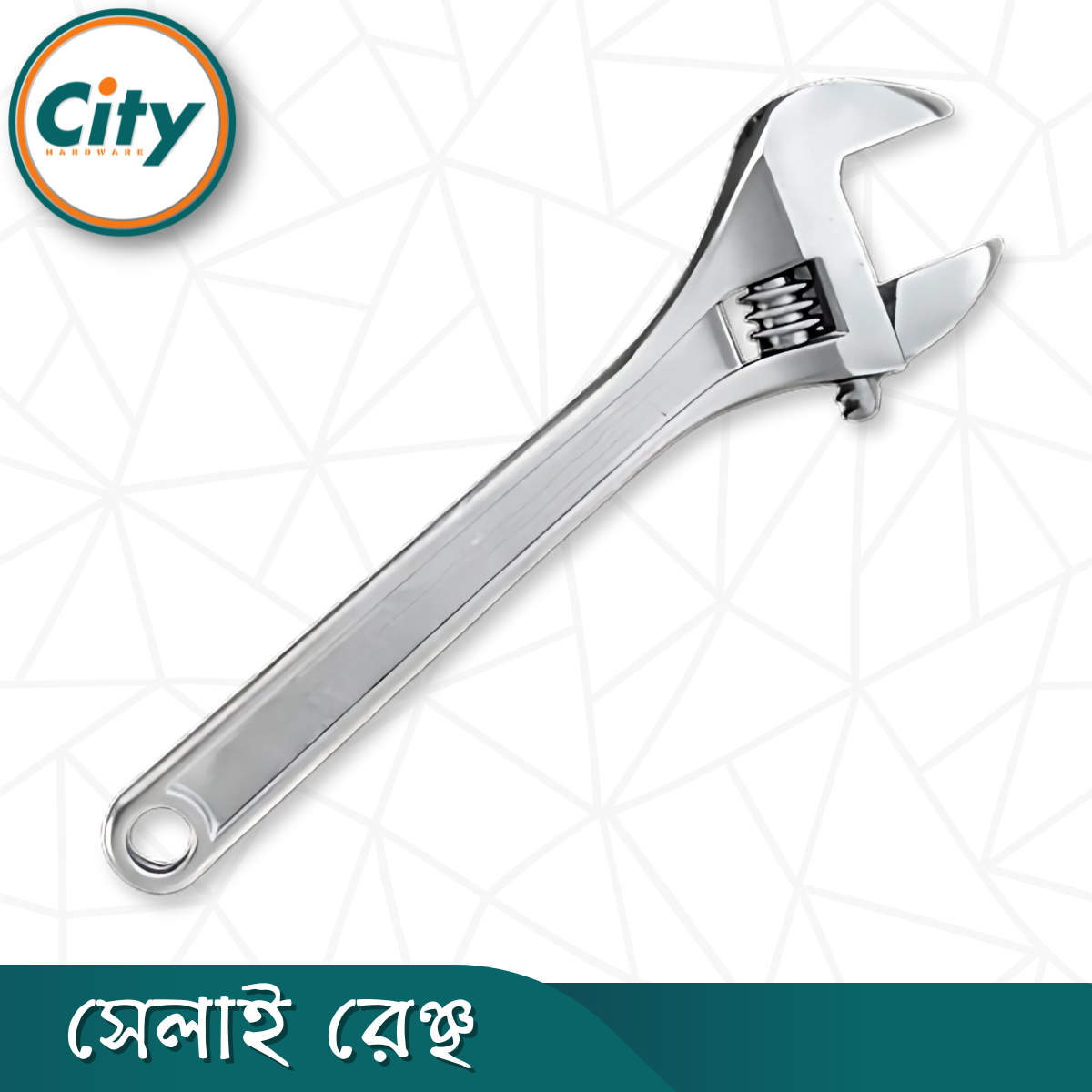 ১০ ইঞ্চি হেভি ডিউটি অ্যাডজাস্টেবল রেঞ্চ অতিরিক্ত ক্ষমতা সহ অ্যাডজাস্টেবল শিফটার মুভেবল স্প্যানার ক্রোম ফিনিশ_img_1