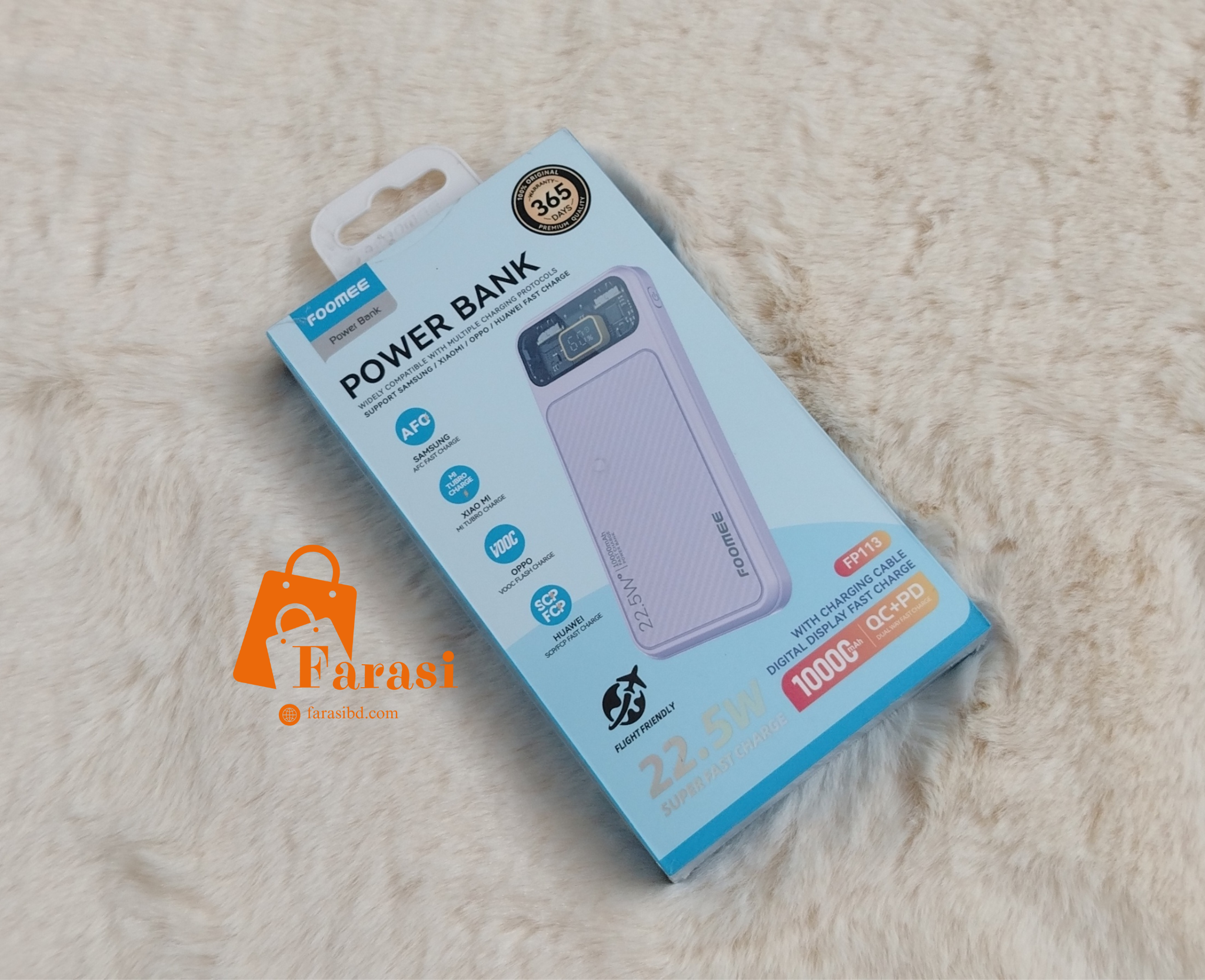 Foomee FP113 Power Bank (10000mAh 22.5 W Super Fast)