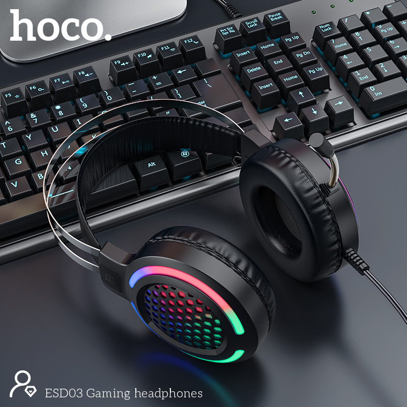 Hoco ESD03 3.5mm And USB-C Gaming Headset_img_7