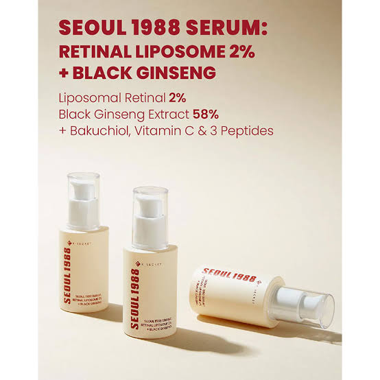 K-SECRET-SEOUL 1988 Serum Retinal Liposome 2% + Black Ginseng 30ml_img_2