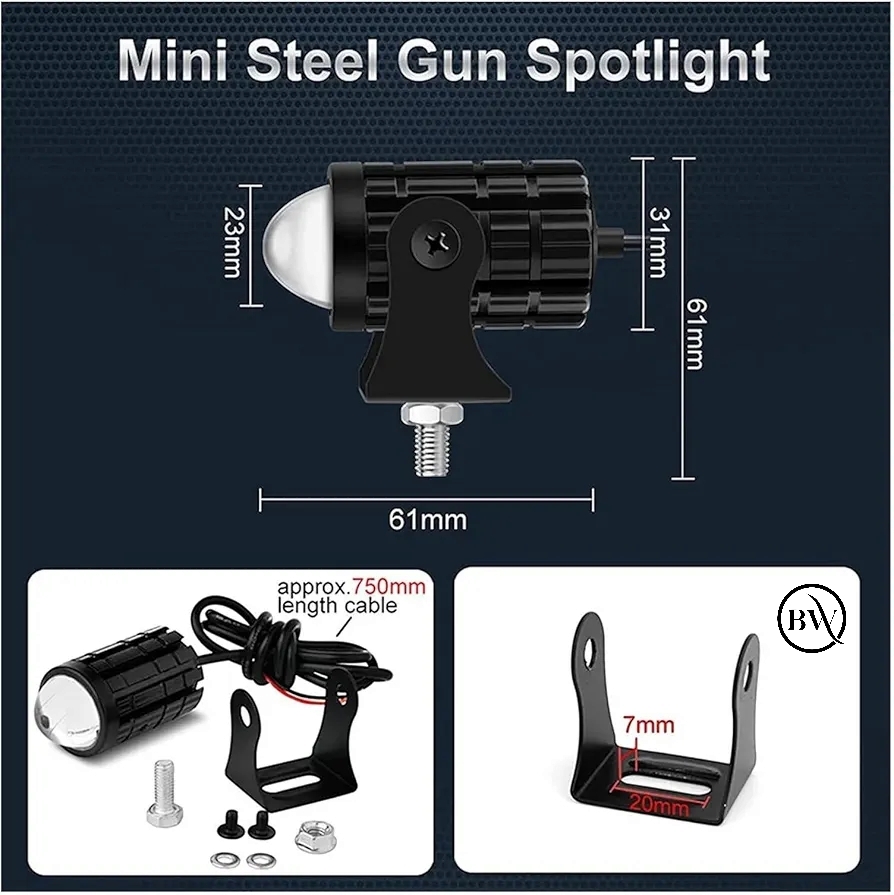 Premium Single Mini Driving Fog Light_img_6