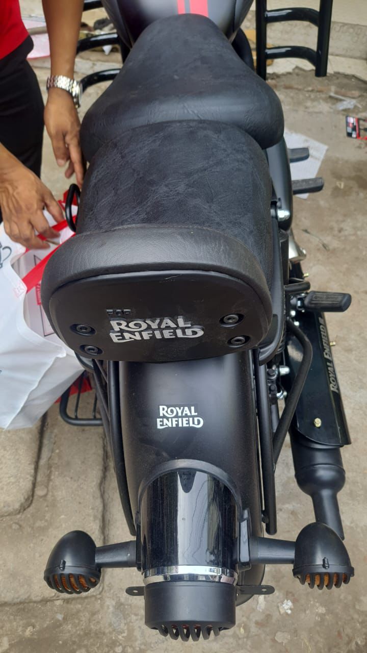 Premium Back Rest For Royal Enfield Classic & Bullet_img_1