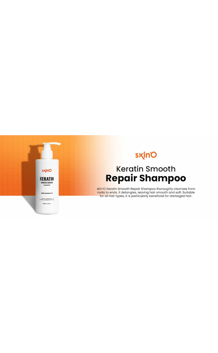 Skin’O Keratin Smooth Repair Shampoo 200ml - Image 4