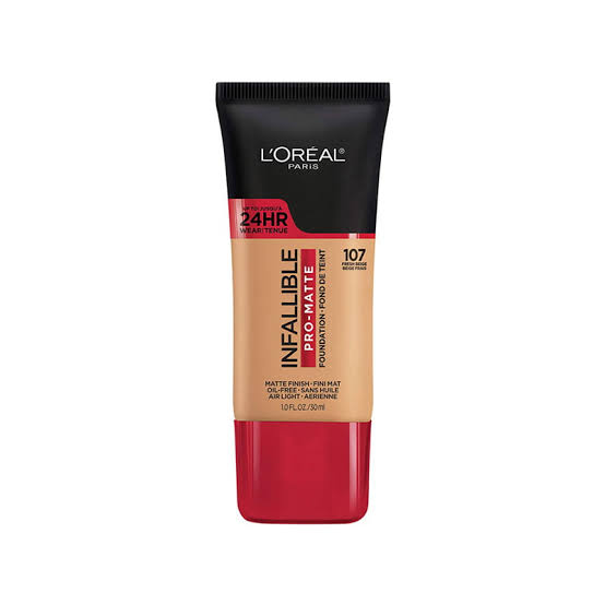 Loreal Infallible Pro Matte Foundation 107 Fresh Beige – 30ml_img_0