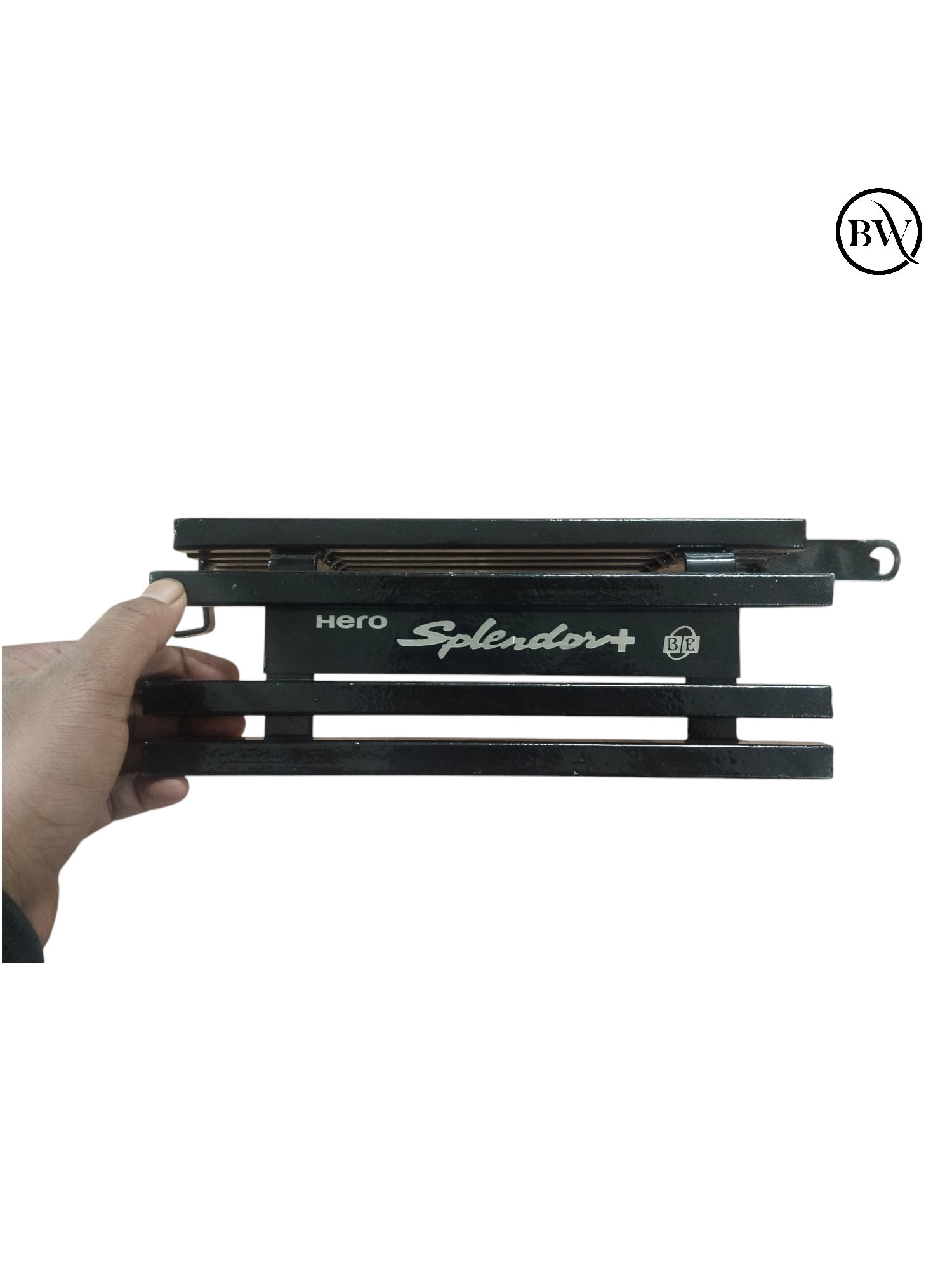 Premium Black Silencer Gourde For Splendor Plus_img_0