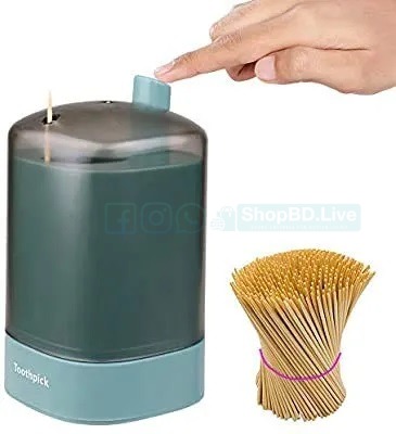 Multicolor Automatic Pop-Up Toothpick Holder | Creative Press-Type Storage Box for Home & Restaurant | Price in BD_img_0