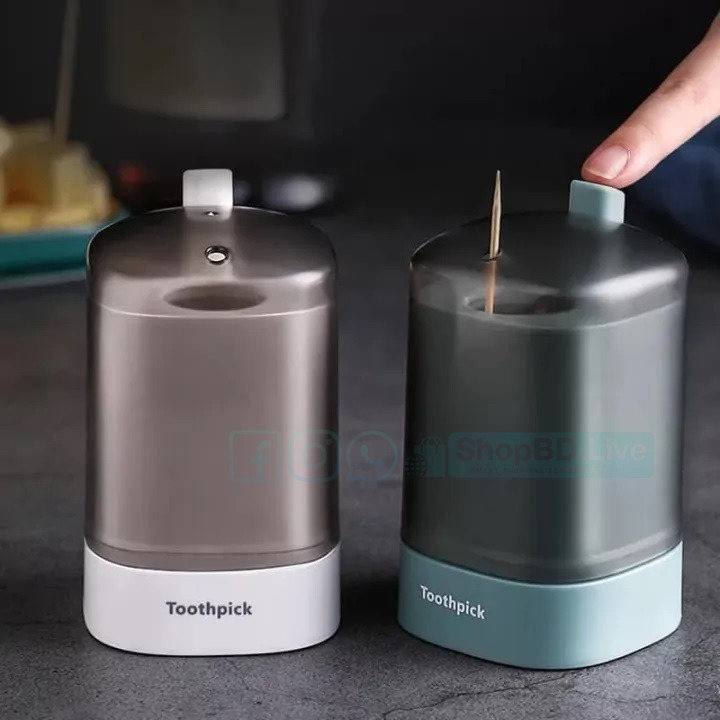 Multicolor Automatic Pop-Up Toothpick Holder | Creative Press-Type Storage Box for Home & Restaurant | Price in BD_img_3