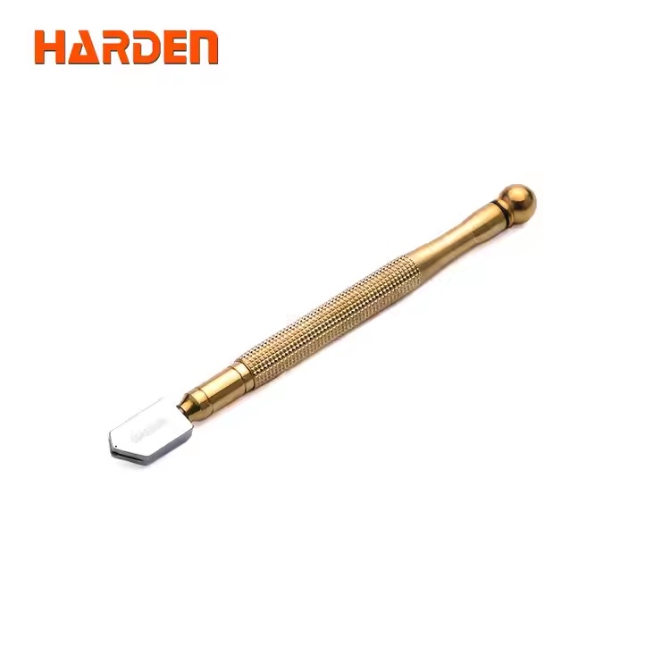 HARDEN 570352 Glass Cutter (Auto-Oil), 175mm, Manual Professional Glass Cutting Tool Auto Oil Glass Cutter YG8 Cutter Wheel; 570352