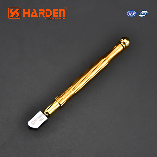 HARDEN 570353 Professional Glass Cutter (Auto-Oil ), 185mm, with Aluminum Alloy Handle cutting ability: 5 - 15mm thick glass; Model: 570353_img_2