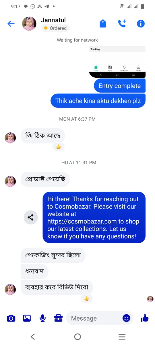 Customer review