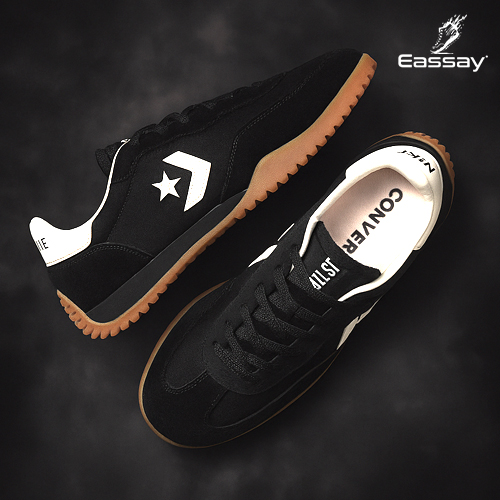 Converse Run Star Trainer in the popular "Black, Egret & Gum" colorway