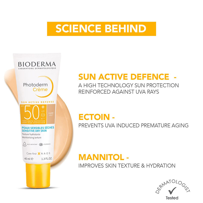 Bioderma Photoderm Creme Teinte Claire SPF 50+ Sunscreen_img_1