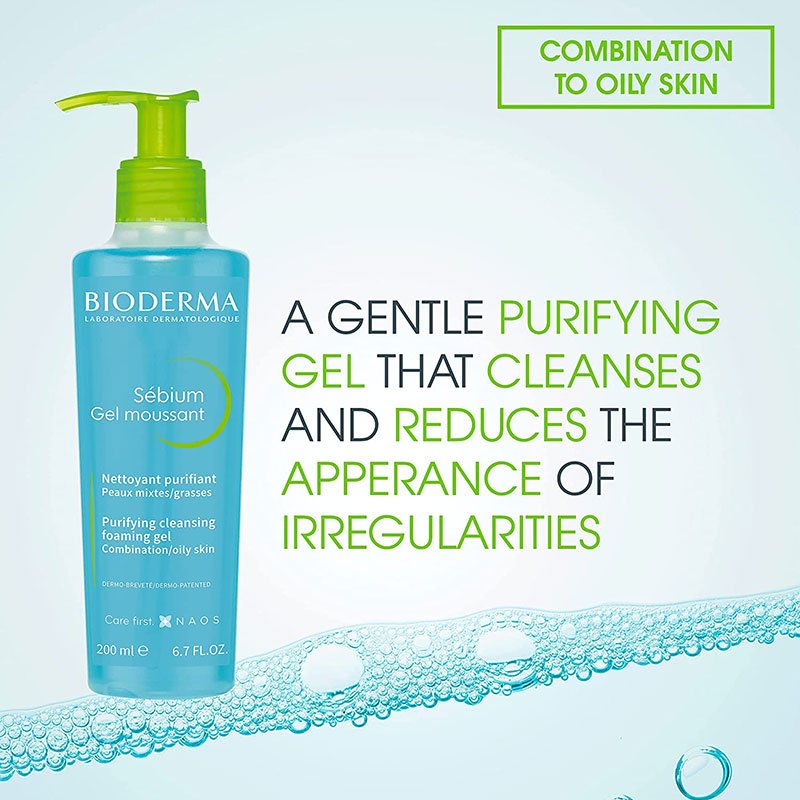 Bioderma Sebium Purifying Cleansing Foaming Gel Cleanser_img_1