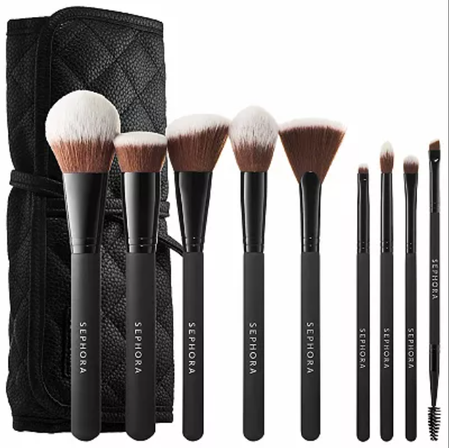 Sephora Collection Ready To Roll 10-Piece Brush Set (COS233)