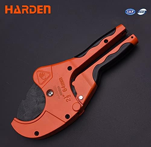 HARDEN 600854 63mm PVC Plastic Pipe Cutter Scissor PPR / PE Pipe Cutter Industrial portable; 600854_img_1