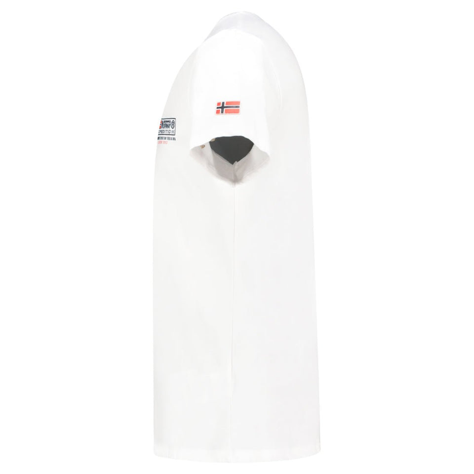 T-Shirt Men Short Sleeve with White Flag_img_3