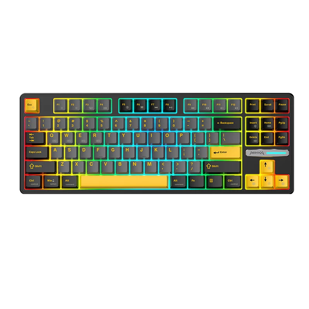 Monka 3087 Pro V2 Tri-Mode Gasket Mount Hotswappable Mechanical Keyboard_img_1