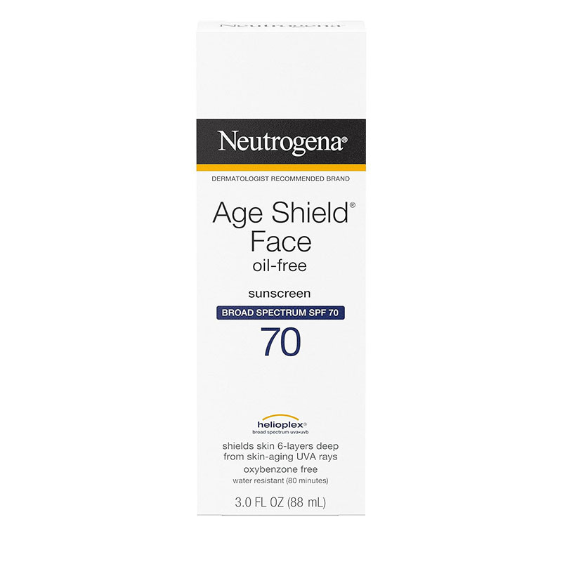 Neutrogena Age Shield Face Oil-Free Broad Spectrum SPF 70 Sunscreen – 88ml