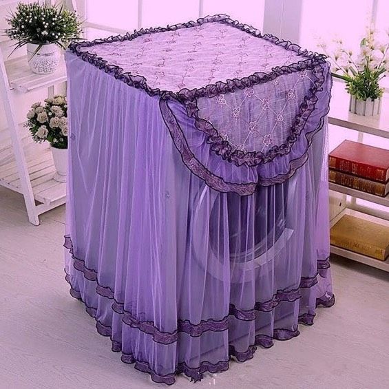 Lace Washing Machine Cover – Dust & Sun Protection