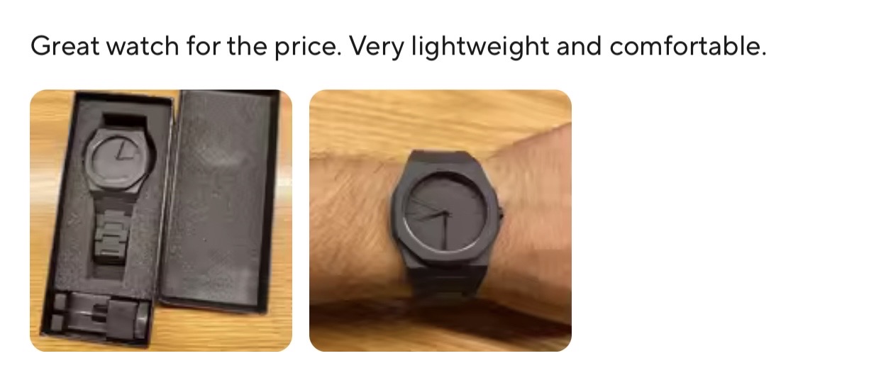 Customer review