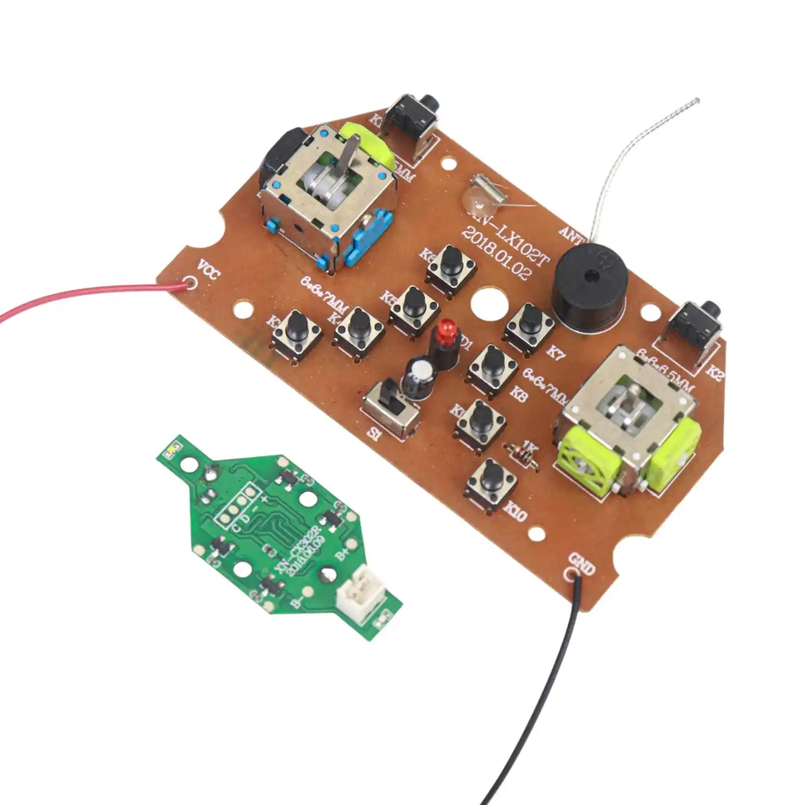 Mini Quadcopter Drone Transmitter and Receiver – 3.7V 2.4GHz XN-LX102T Module