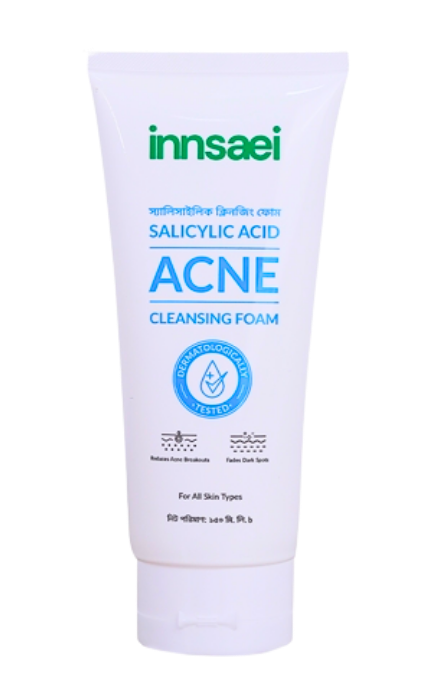 Innsaei Salicylic Acid Acne Solution Cleansing Foam 150ml - Image 1