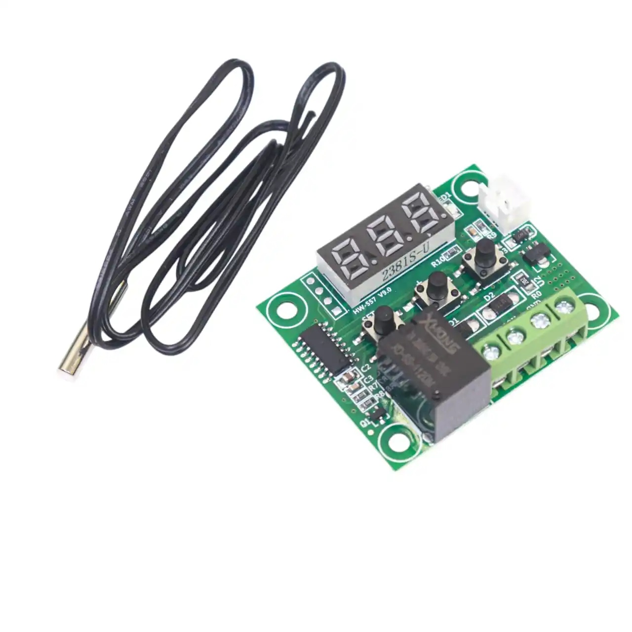 W1209 DC 12V Digital Display Thermostat Temperature Controller Switch with NTC Sensor